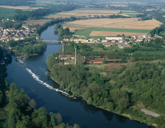 La Forge Neuve vue du nord-est, photographie aérienne. © Région Bourgogne-Franche-Comté, Inventaire du patrimoine
