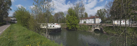 Entrée de la rigole dans l'Ouche. © Région Bourgogne-Franche-Comté, Inventaire du patrimoine