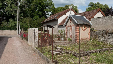 Vue des jardins dépendant des maisons. © Région Bourgogne-Franche-Comté, Inventaire du patrimoine