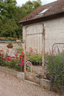 Détail d'une porte de jardin. © Région Bourgogne-Franche-Comté, Inventaire du patrimoine