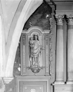 La Vierge à l'Enfant vue de face. © Région Bourgogne-Franche-Comté, Inventaire du patrimoine