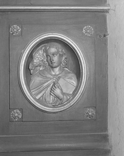 Détail : saint Jean. © Région Bourgogne-Franche-Comté, Inventaire du patrimoine