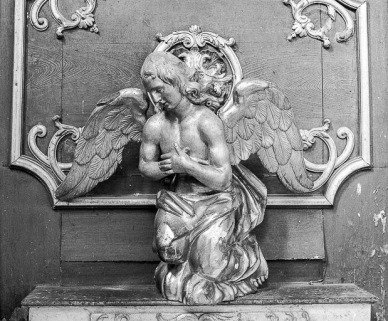 Crédence droite  : ange. © Région Bourgogne-Franche-Comté, Inventaire du patrimoine
