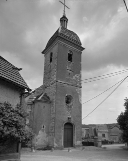 Clocher-porche. © Région Bourgogne-Franche-Comté, Inventaire du patrimoine