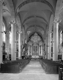 Vue de la nef et du choeur. © Région Bourgogne-Franche-Comté, Inventaire du patrimoine