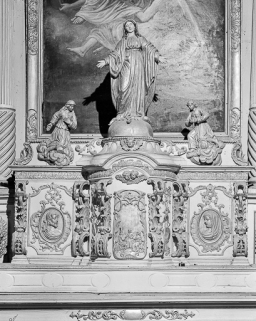 Détail du tabernacle. © Région Bourgogne-Franche-Comté, Inventaire du patrimoine