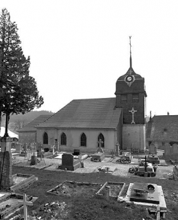 Vue de la façade latérale nord. © Région Bourgogne-Franche-Comté, Inventaire du patrimoine