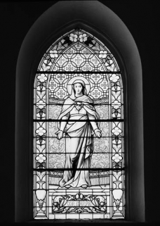 Baie 2 : Sacré-Coeur de Marie. © Région Bourgogne-Franche-Comté, Inventaire du patrimoine