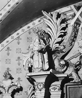 Statue : saint Antoine. © Région Bourgogne-Franche-Comté, Inventaire du patrimoine