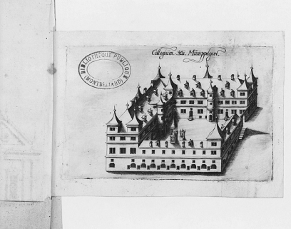 Collegium zu Mümppelgart [Université], 1602. © Région Bourgogne-Franche-Comté, Inventaire du patrimoine