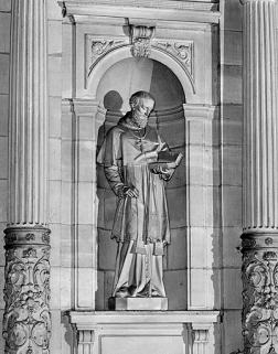 Saint François de Sales (?), trois-quarts gauche. © Région Bourgogne-Franche-Comté, Inventaire du patrimoine