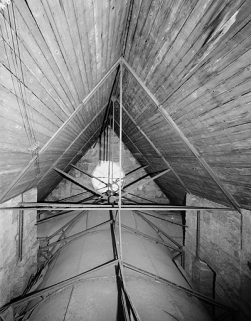 Charpente du transept. © Région Bourgogne-Franche-Comté, Inventaire du patrimoine