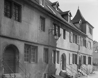 Aile nord de l'Université, façade sur l'ancienne cour. © Région Bourgogne-Franche-Comté, Inventaire du patrimoine