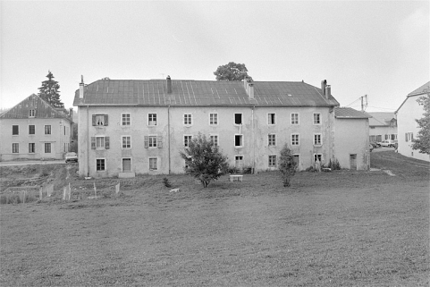 Façade postérieure du logement d'ouvriers. © Région Bourgogne-Franche-Comté, Inventaire du patrimoine