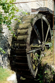 Roue en dessus. © Région Bourgogne-Franche-Comté, Inventaire du patrimoine