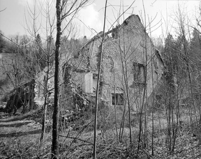 Pignon ouest du logement patronal. © Région Bourgogne-Franche-Comté, Inventaire du patrimoine