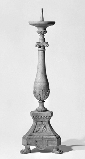 Un chandelier d'autel. © Région Bourgogne-Franche-Comté, Inventaire du patrimoine