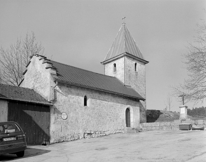 Face nord et chevet. © Région Bourgogne-Franche-Comté, Inventaire du patrimoine