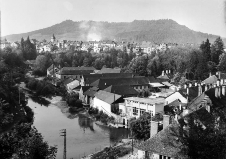 Vue d'ensemble depuis le sud-ouest. © Région Bourgogne-Franche-Comté, Inventaire du patrimoine