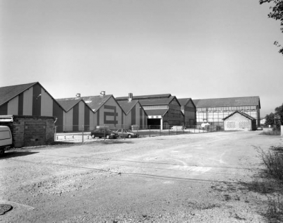Façades postérieures des ateliers de l'ancienne forge. © Région Bourgogne-Franche-Comté, Inventaire du patrimoine