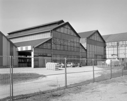 Façades postérieures de l'ancienne forge (actuellement magasin d'expédition). © Région Bourgogne-Franche-Comté, Inventaire du patrimoine