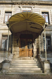 Le perron. © Région Bourgogne-Franche-Comté, Inventaire du patrimoine