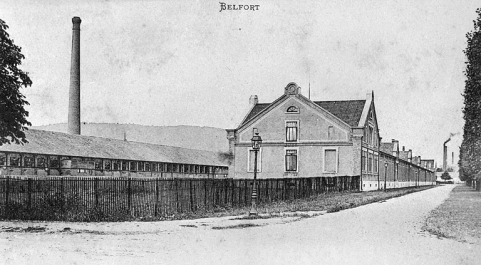 Belfort - usines Dollfus-Mieg. © Région Bourgogne-Franche-Comté, Inventaire du patrimoine