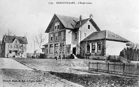 Grandvillars. L'Ecole Libre. © Région Bourgogne-Franche-Comté, Inventaire du patrimoine