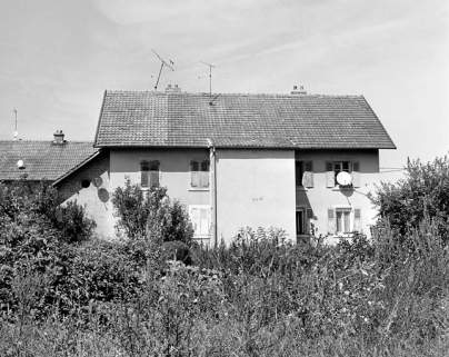 Façade postérieure d'un logement ouvrier collectif. © Région Bourgogne-Franche-Comté, Inventaire du patrimoine