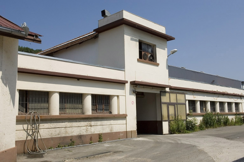 Façade antérieure de l'atelier de fabrication. © Région Bourgogne-Franche-Comté, Inventaire du patrimoine