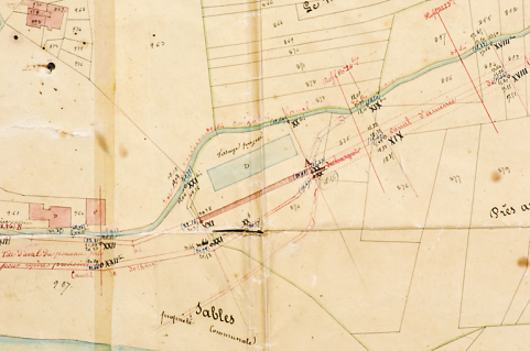 Instruction de la demande faite par le sieur Fergusson-Tepper à l'effet d'être autorisé à établir un tissage mécanique [...] [plan de situation]. © Région Bourgogne-Franche-Comté, Inventaire du patrimoine