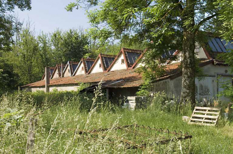 Pignons ouest de l'atelier de fabrication. © Région Bourgogne-Franche-Comté, Inventaire du patrimoine
