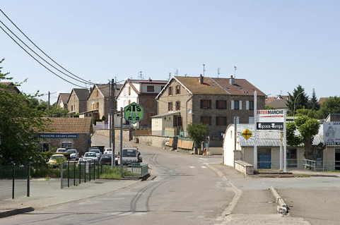 Vue d'ensemble de la cité ouvrière. © Région Bourgogne-Franche-Comté, Inventaire du patrimoine