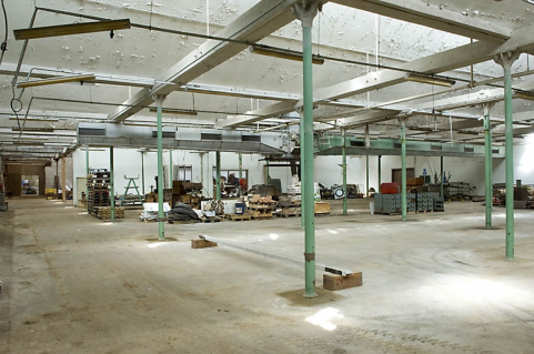 Atelier de fabrication de l'ancienne filature. Vue d'ensemble. © Région Bourgogne-Franche-Comté, Inventaire du patrimoine