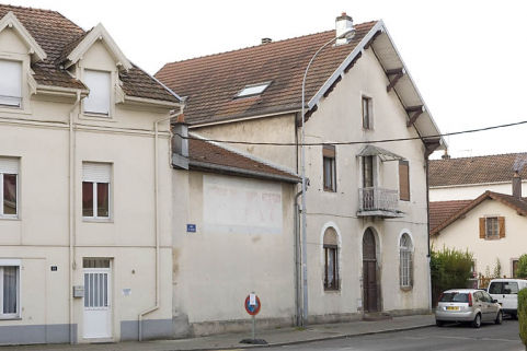 Logement patronal. Vue de trois quarts. © Région Bourgogne-Franche-Comté, Inventaire du patrimoine