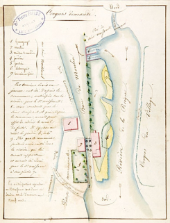[Plan-masse et de situation du moulin]. © Région Bourgogne-Franche-Comté, Inventaire du patrimoine