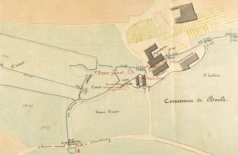 Plan et détails [Plan-masse et de situation]. © Région Bourgogne-Franche-Comté, Inventaire du patrimoine