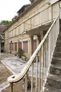 Façade antérieure du logement (atelier de fabrication primitif ?). © Région Bourgogne-Franche-Comté, Inventaire du patrimoine