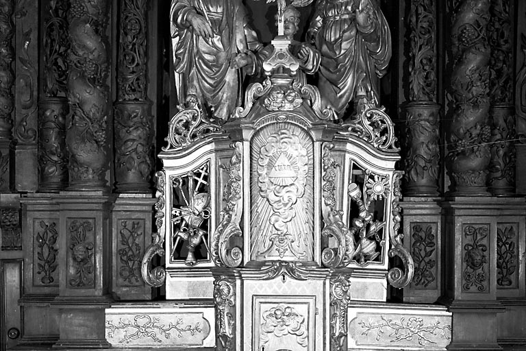 Détail : le tabernacle fermé © Région Bourgogne-Franche-Comté, Inventaire du patrimoine