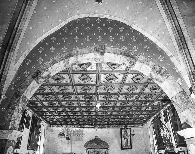 Plafond de la nef. © Région Bourgogne-Franche-Comté, Inventaire du patrimoine