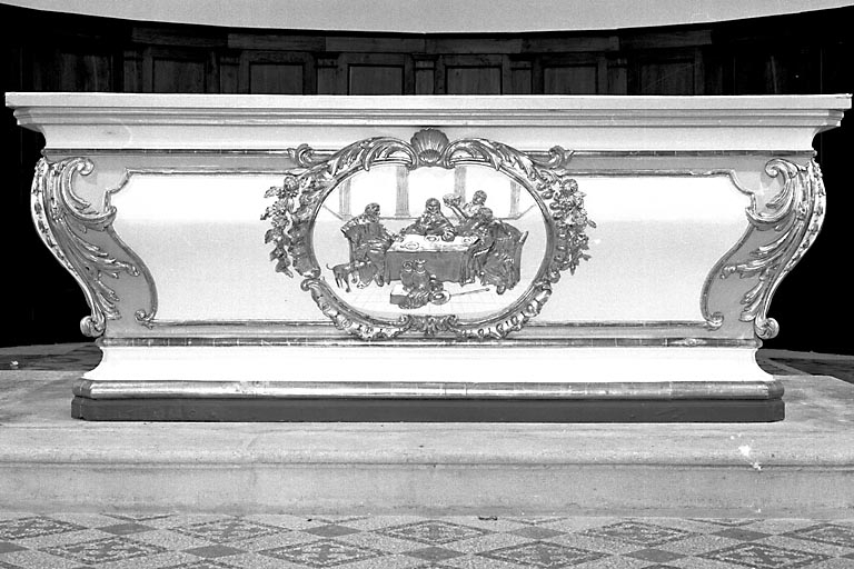 Vue du maître-autel. © Région Bourgogne-Franche-Comté, Inventaire du patrimoine
