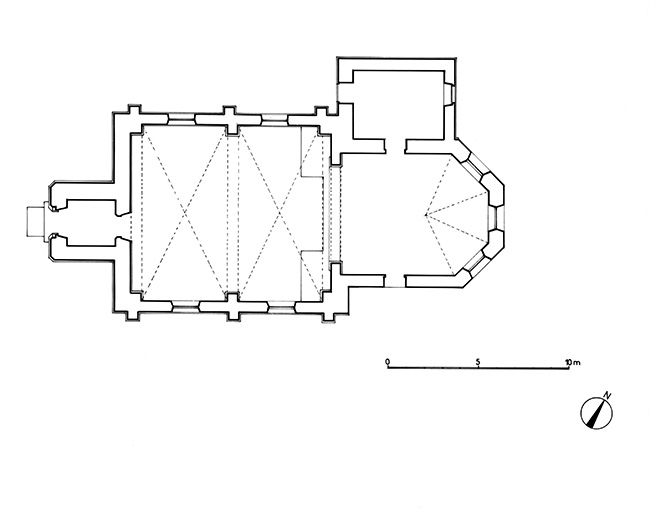 Plan au sol. © Région Bourgogne-Franche-Comté, Inventaire du Patrimoine