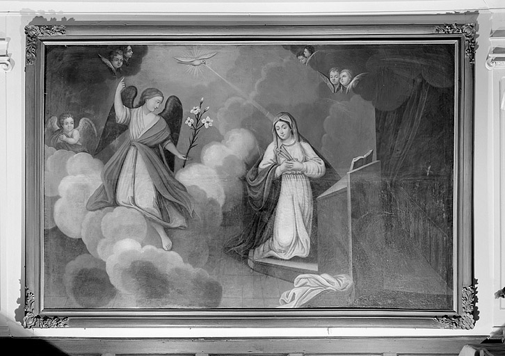 L'Annonciation. © Région Bourgogne-Franche-Comté, Inventaire du patrimoine