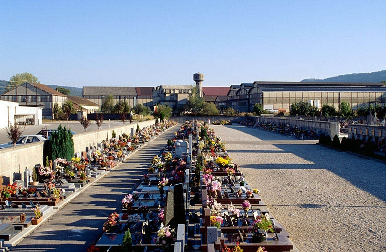 Vue d'ensemble depuis le nord. © Région Bourgogne-Franche-Comté, Inventaire du patrimoine