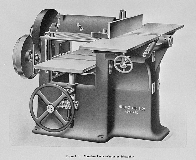Machine LA à raboter et dégauchir. © Région Bourgogne-Franche-Comté, Inventaire du patrimoine