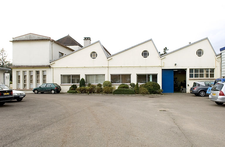 Murs-pignons de l'atelier de fabrication. © Région Bourgogne-Franche-Comté, Inventaire du patrimoine