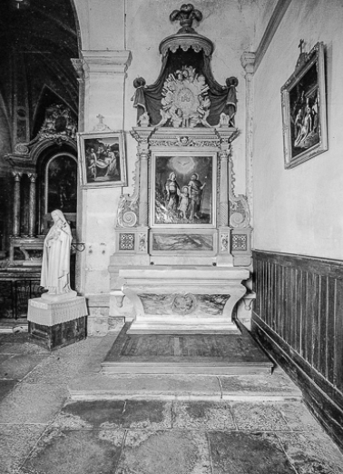 Vue de l'autel latéral droit. © Région Bourgogne-Franche-Comté, Inventaire du patrimoine