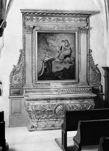 Vue d'ensemble de l'autel secondaire nord. © Région Bourgogne-Franche-Comté, Inventaire du patrimoine