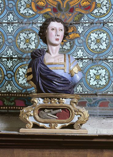 Buste d'homme. © Région Bourgogne-Franche-Comté, Inventaire du patrimoine