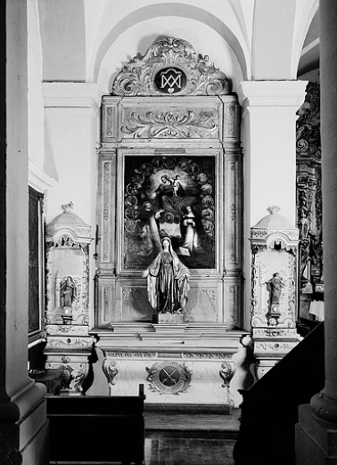 Vue d'ensemble de l'autel secondaire nord. © Région Bourgogne-Franche-Comté, Inventaire du patrimoine